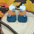 Enchanted Stacked Pumpkins Earrings