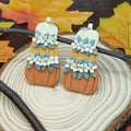 Botanical Pumpkin Stack Dangles