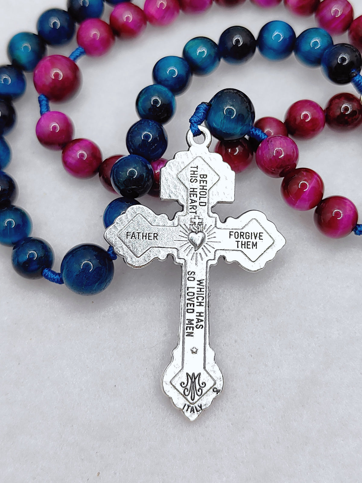 Chaplet of Divine Mercy Ocean of Mercy Tiger Eye Rosary