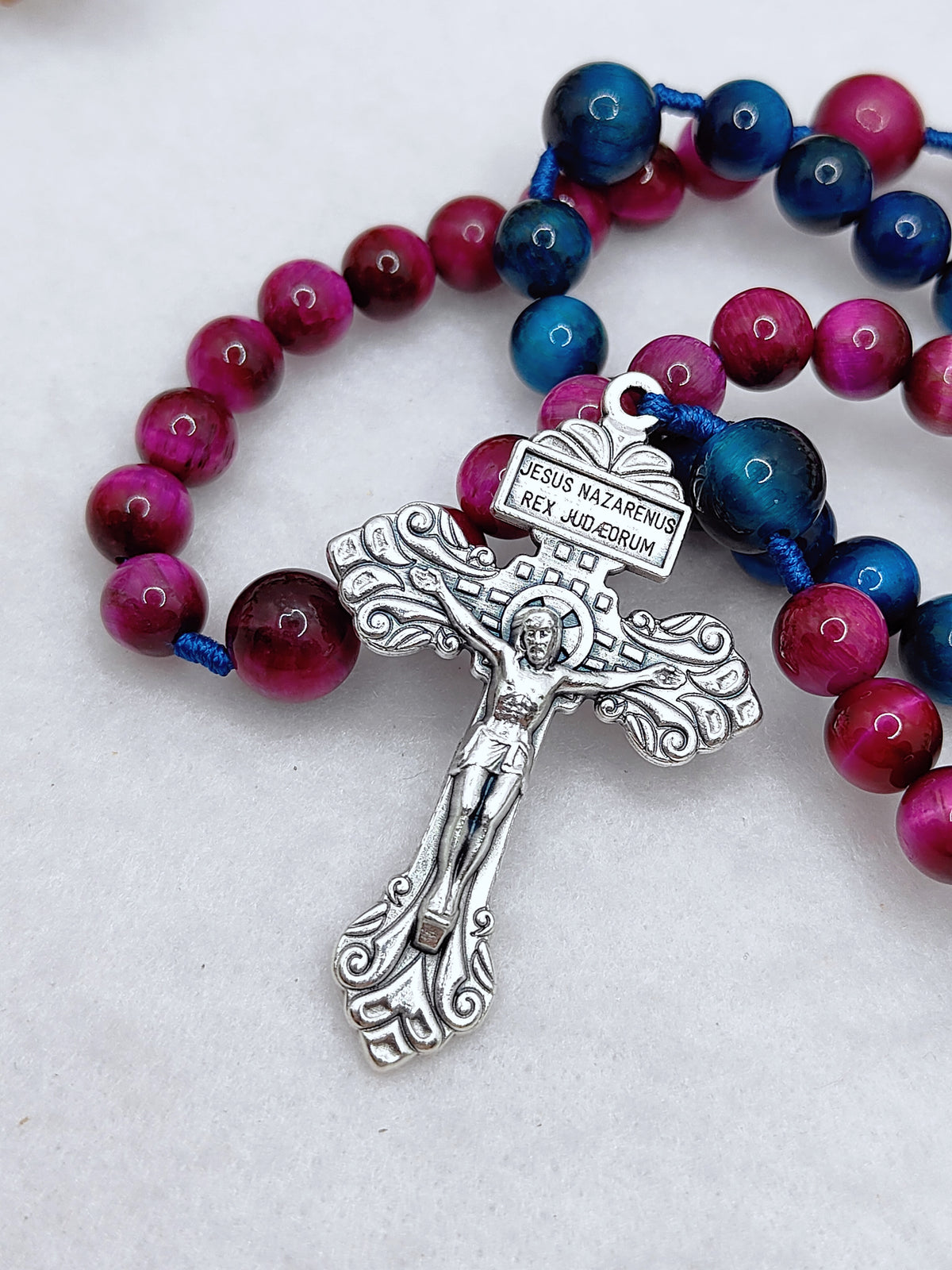Chaplet of Divine Mercy Ocean of Mercy Tiger Eye Rosary