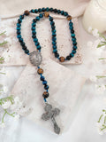 Our Lady of Lourdes Healing Tiger Eye Rosary