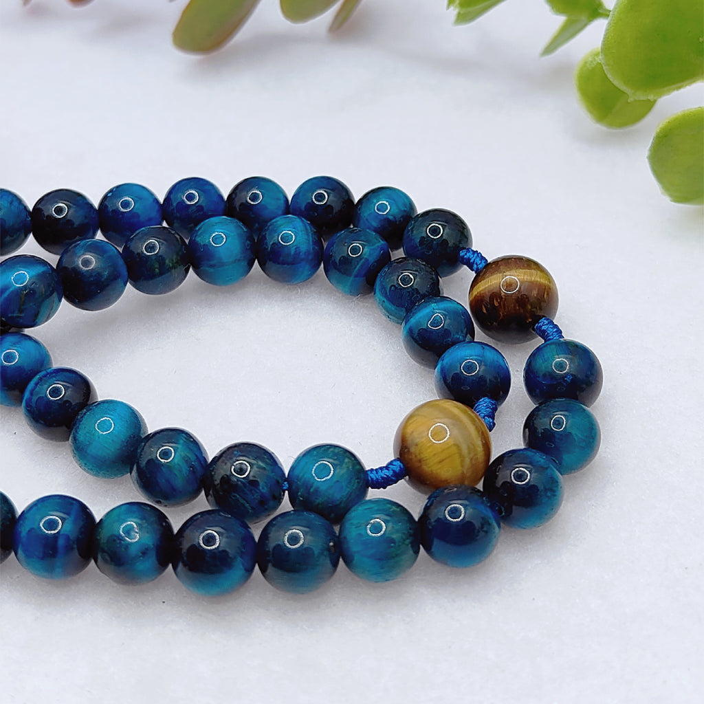 Our Lady of Lourdes Healing Tiger Eye Rosary