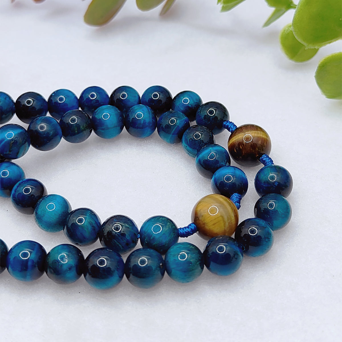 Our Lady of Lourdes Healing Tiger Eye Rosary
