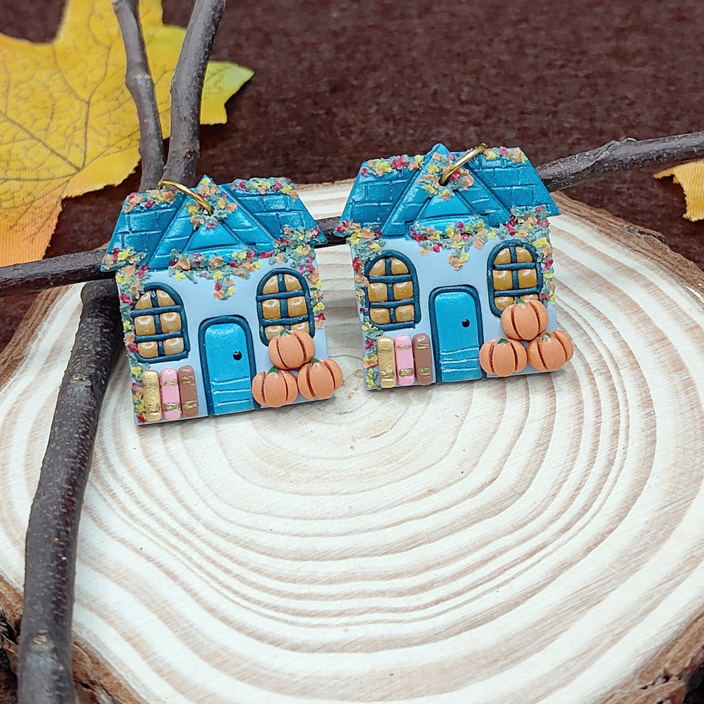 Pumpkin Bookshop Earrings