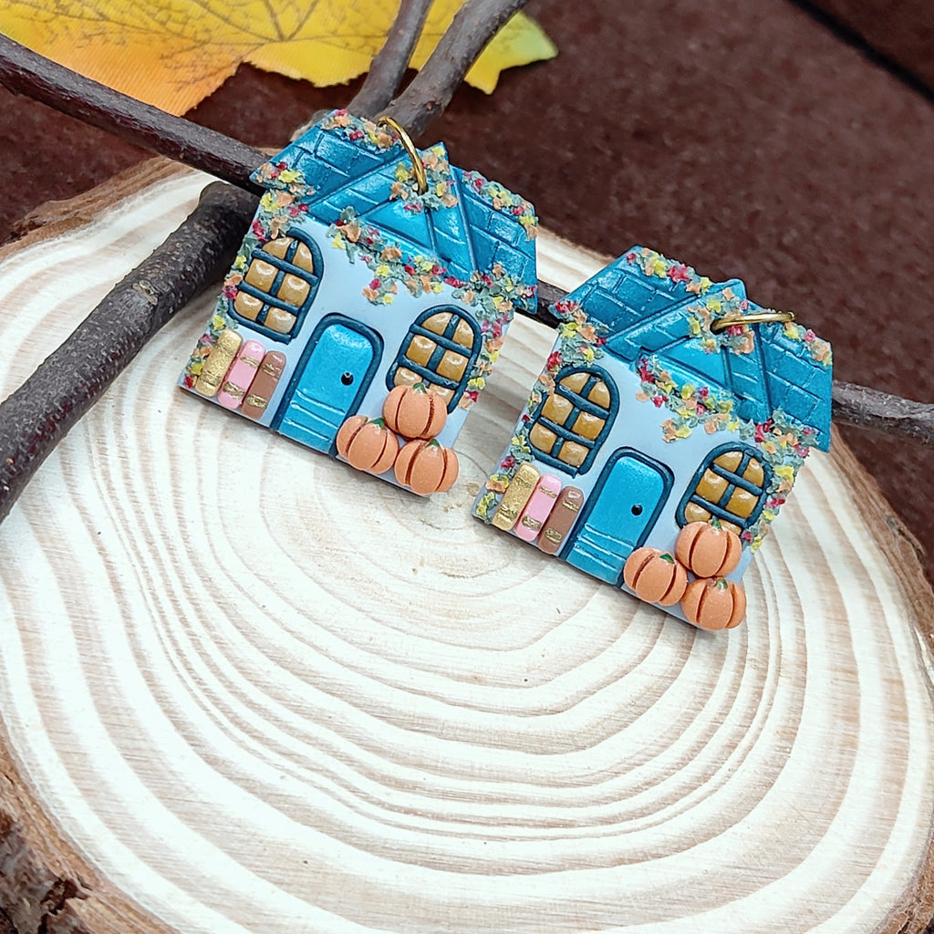 Pumpkin Bookshop Earrings
