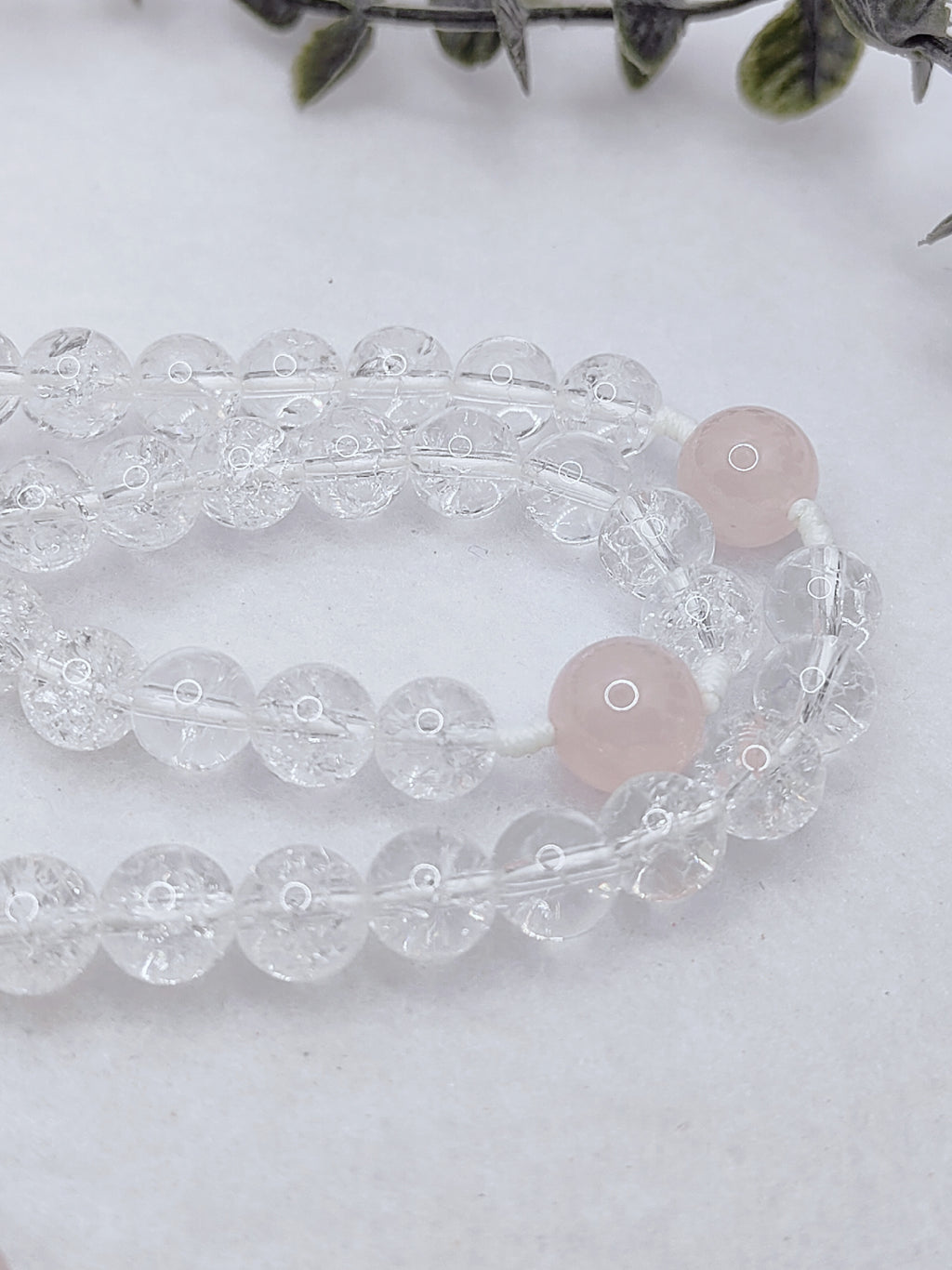 Our Lady of Fatima Pure Light Quartz Rosary
