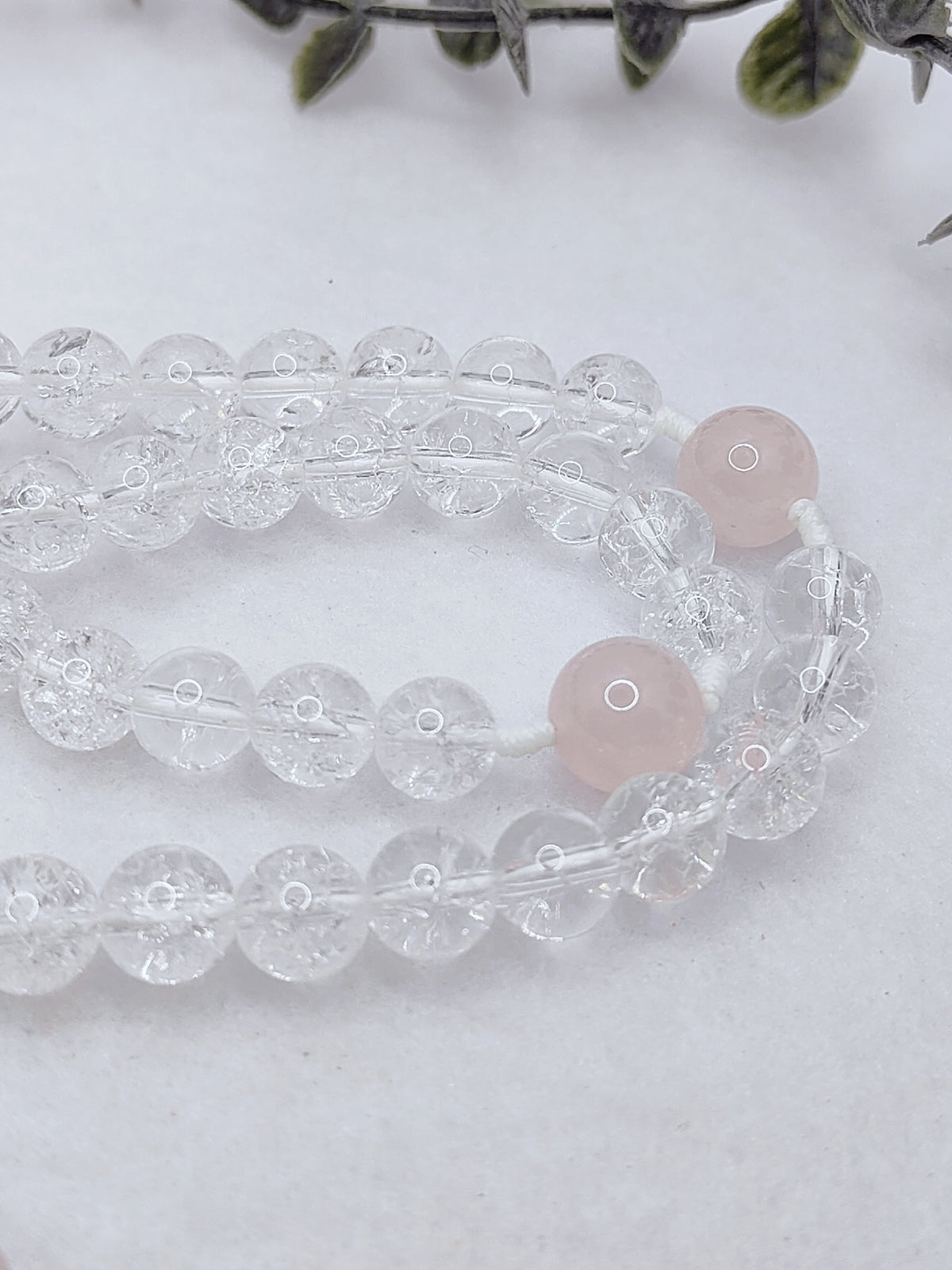 Our Lady of Fatima Pure Light Quartz Rosary