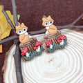 Enchanted Forest Fox Earrings