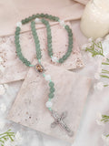 Our Mother of Perpetual Help Green Aventurine & Moonstone Rosary