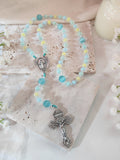 Our Lady of Grace Spring Grace Glass Rosary