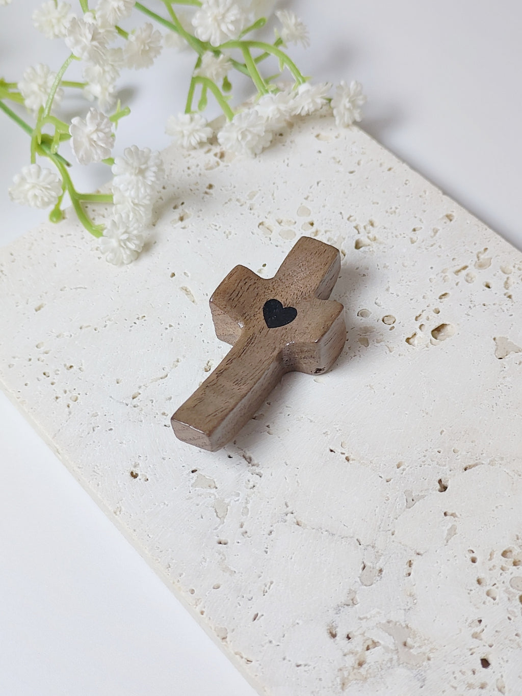 Wooden Handheld Comfort Cross