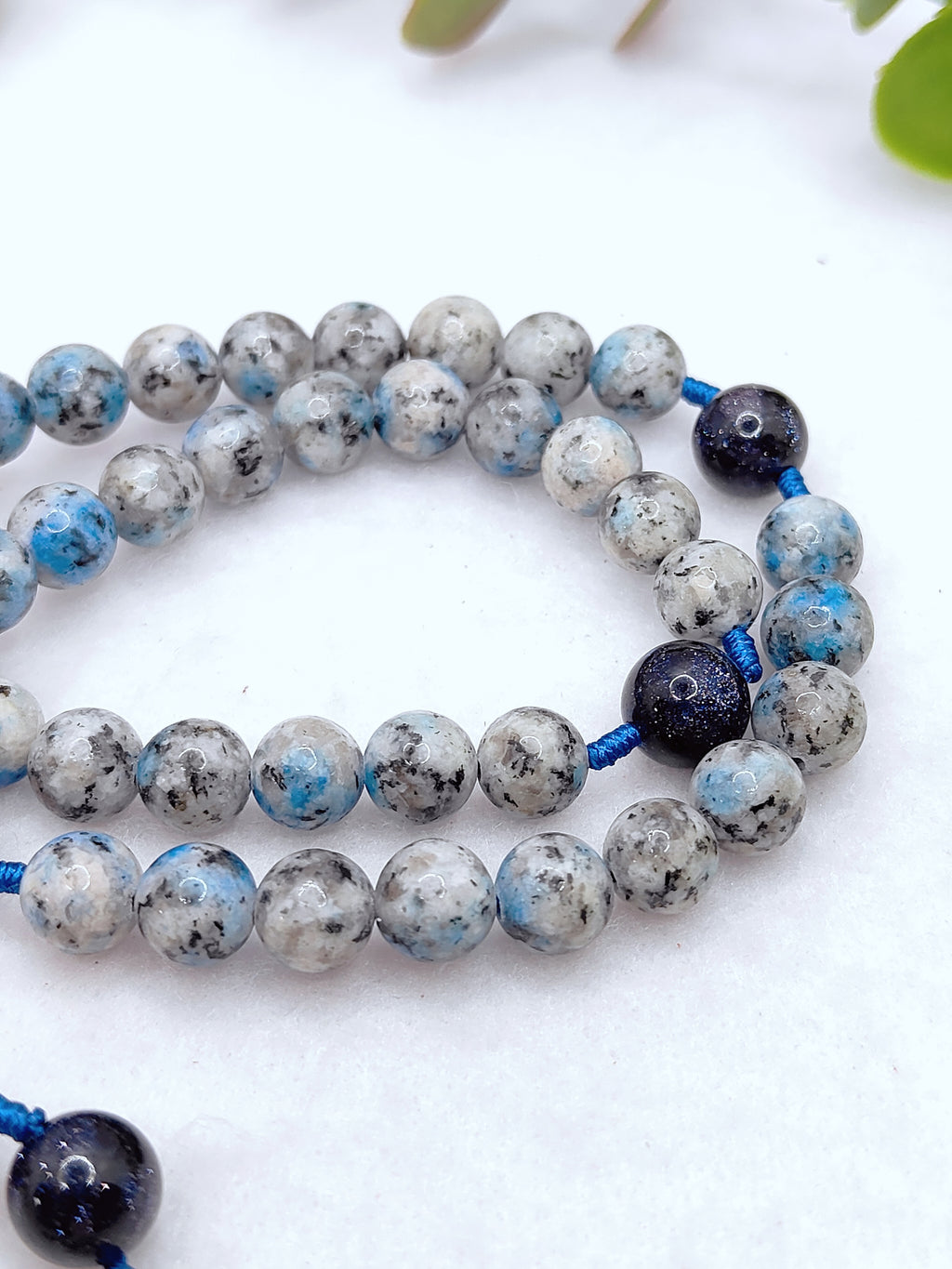 Our Lady of Grace K2 & Blue Sandstone Rosary