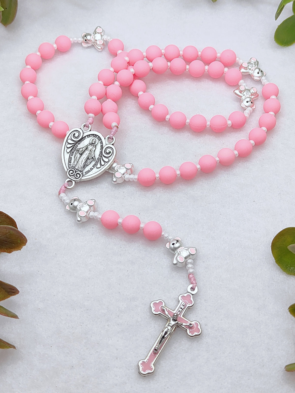 Our Lady of Grace Sweet Teddy Rosary