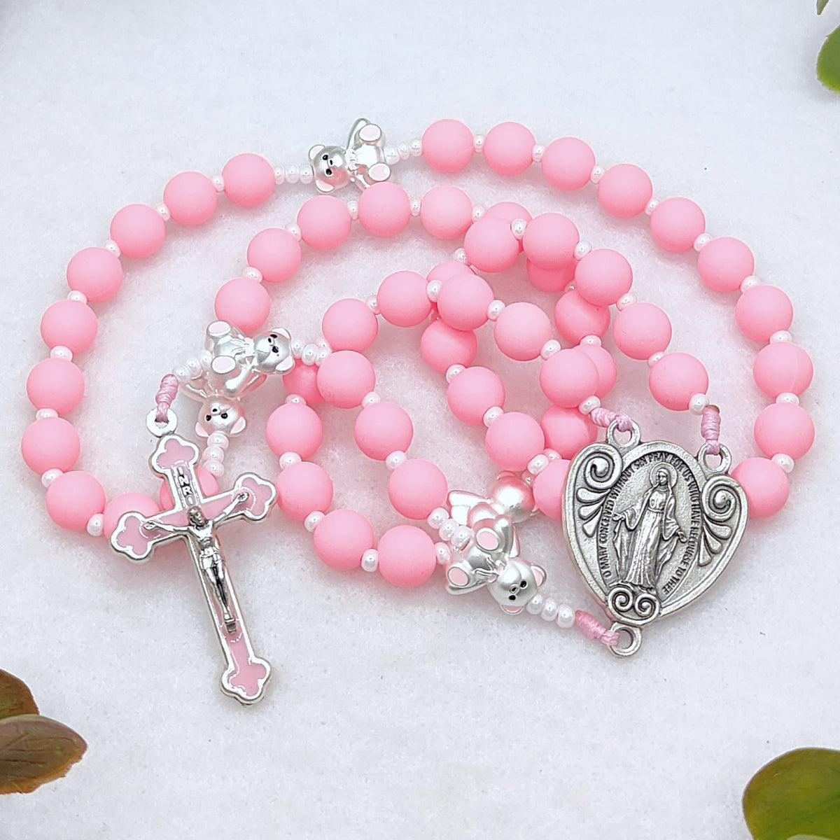 Our Lady of Grace Sweet Teddy Rosary