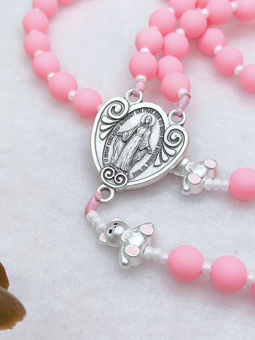 Our Lady of Grace Sweet Teddy Rosary