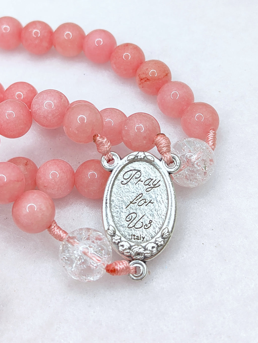 Chaplet of Divine Mercy Red Chalcedony Rosary