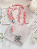Chaplet of Divine Mercy Red Chalcedony Rosary