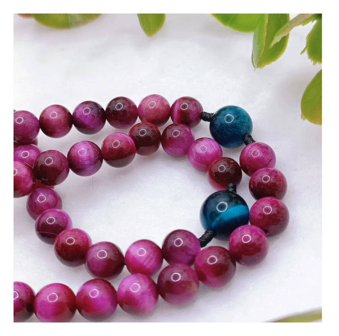 Holy Family Tiger Eye Rosary