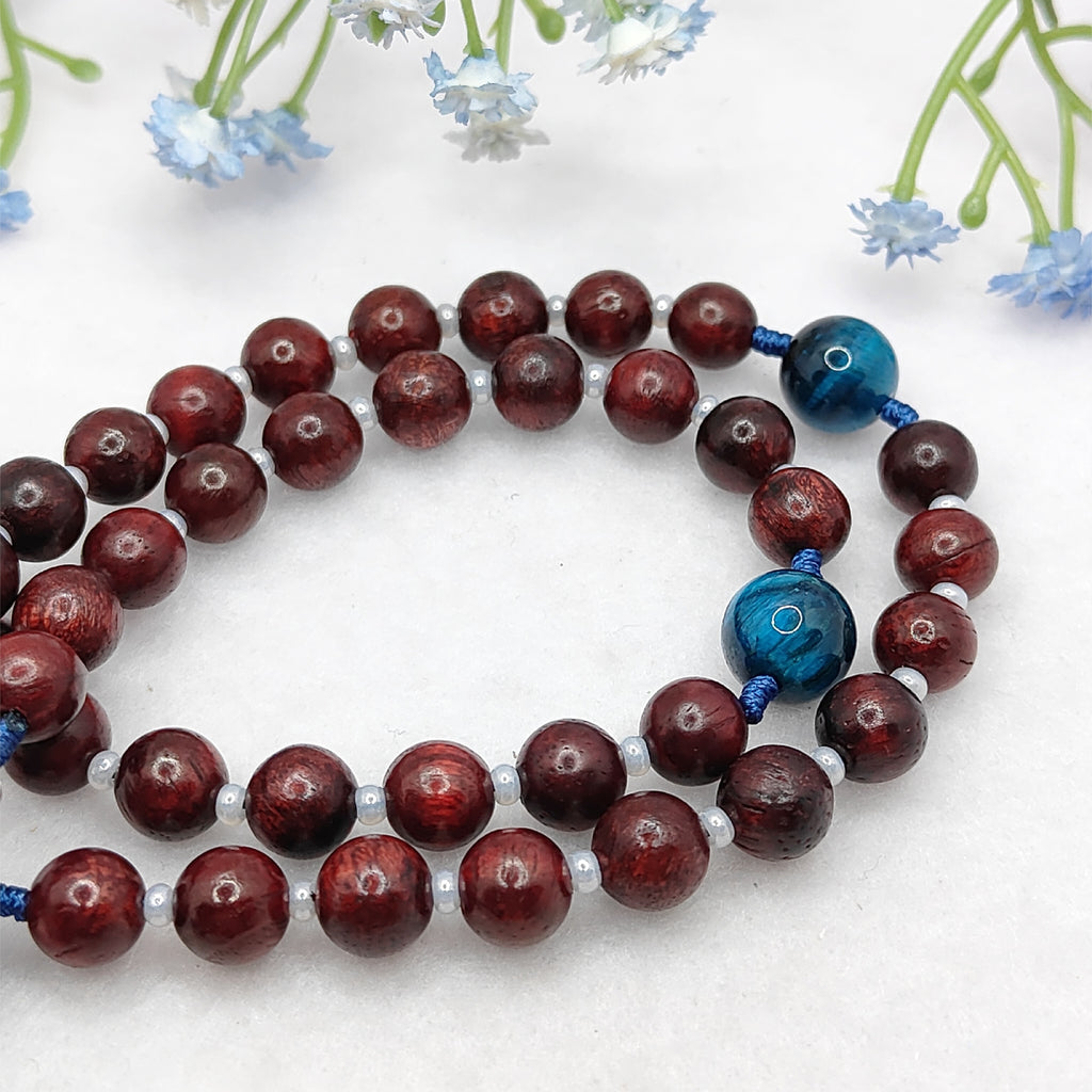 St Carlo Acutis Rosewood & Tiger Eye Rosary