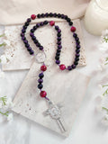 Holy Face of Jesus Tiger Eye Rosary