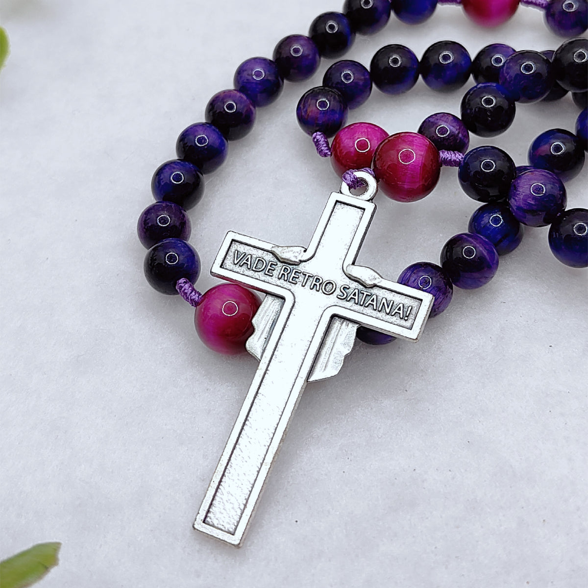 Holy Face of Jesus Tiger Eye Rosary