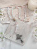 Our Mother Of Perpetual Help Cat Eye & Rose Quartz Rosary