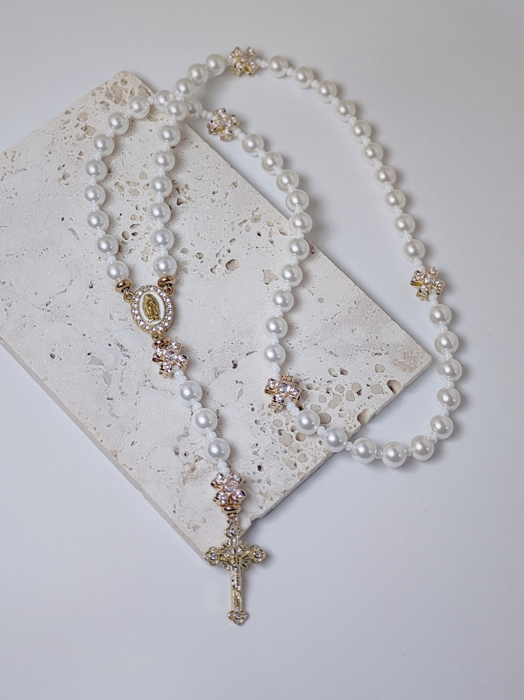 Our Lady of Guadalupe God's Grace Pearl Rosary