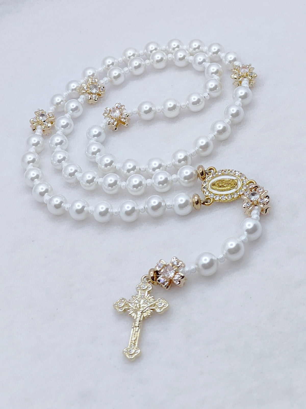 Our Lady of Guadalupe God's Grace Pearl Rosary