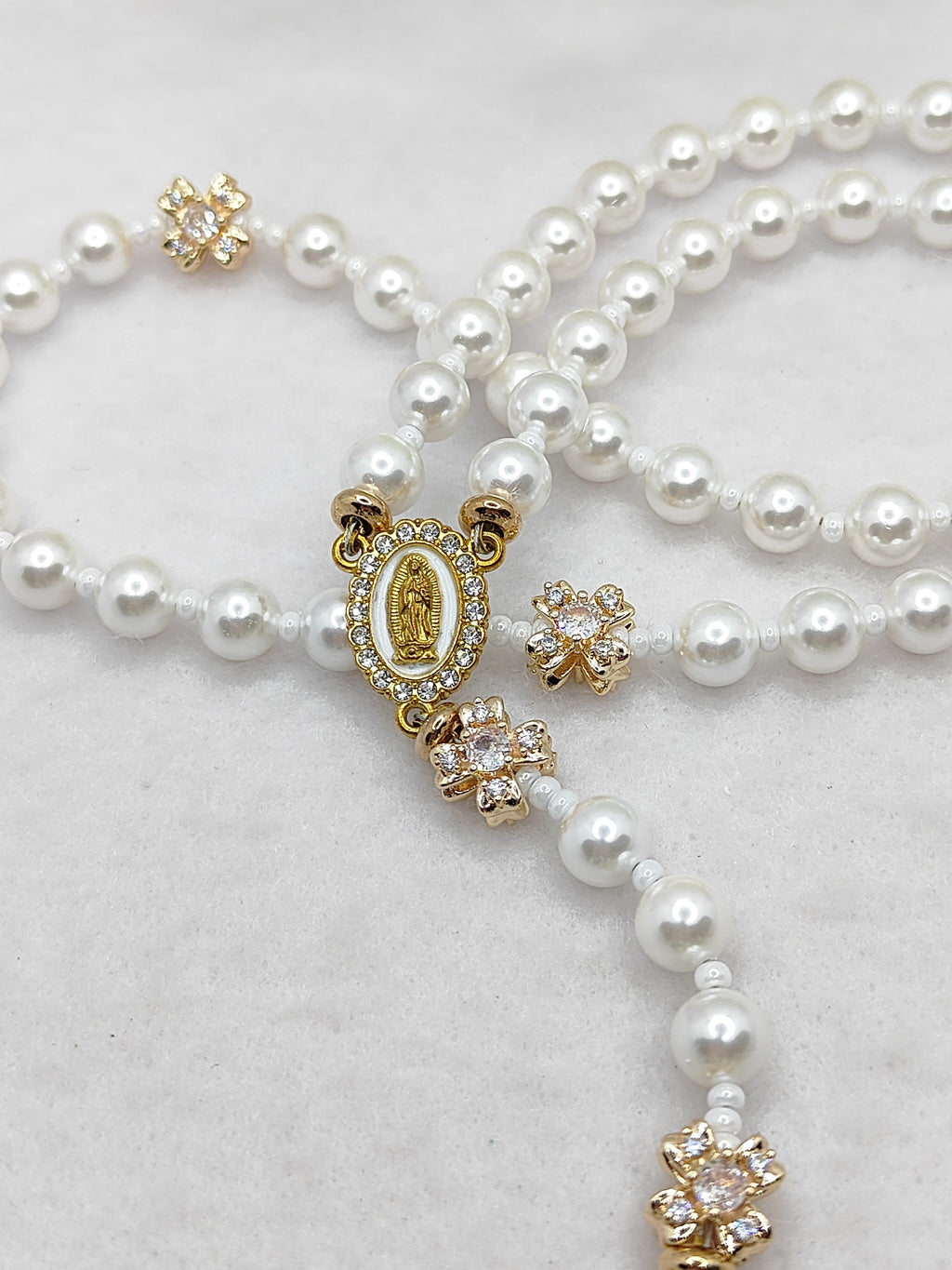 Our Lady of Guadalupe God's Grace Pearl Rosary