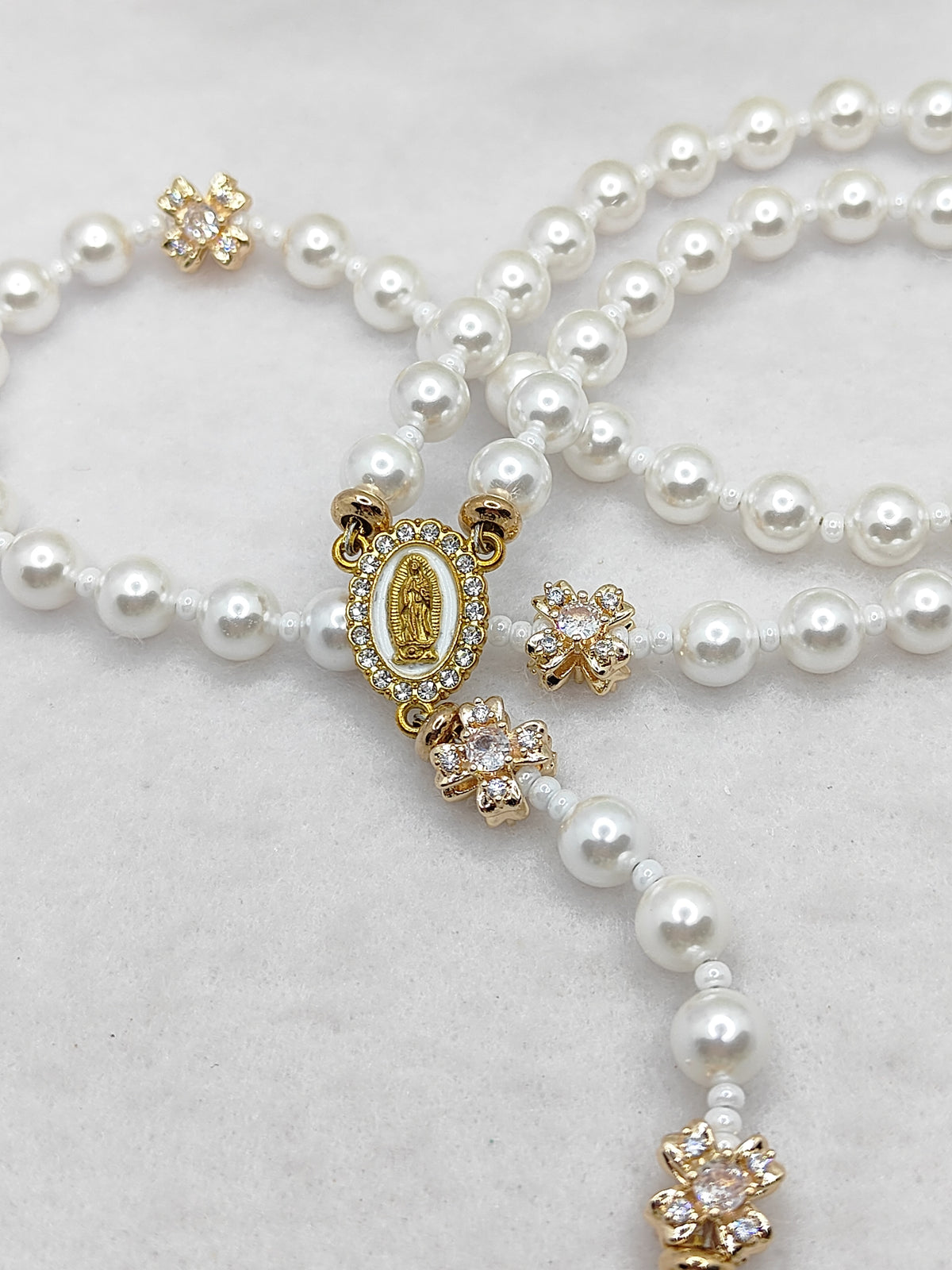 Our Lady of Guadalupe God's Grace Pearl Rosary