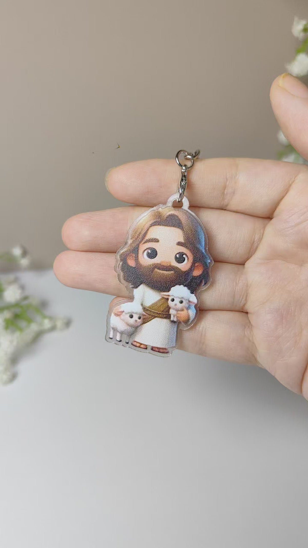 Good Shepherd Acrylic Keychain